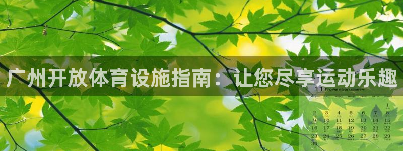 意昂集团官网：广州开放体育设施指南：让您尽享运动乐趣